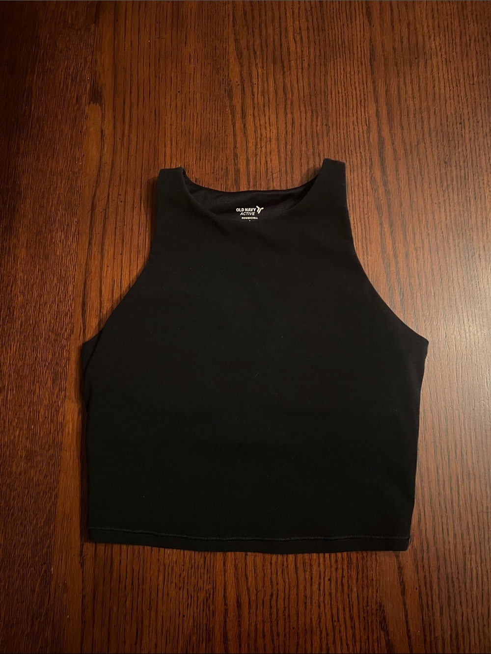 Old Navy Black Cropped Tank